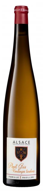 Pinot Gris Vendanges Tardives, Famille Hauller, AOP Alsace, Blanc