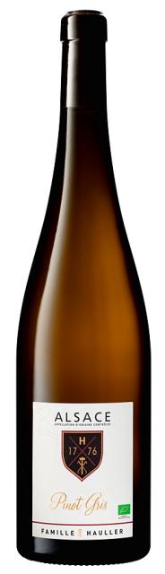 Pinot Gris Bio, Famille Hauller, AOP Alsace, Blanc