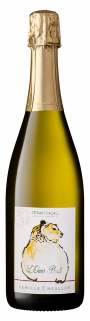 Famille Hauller, L'Ours Brut, AOC Crémant d'Alsace, Blanc