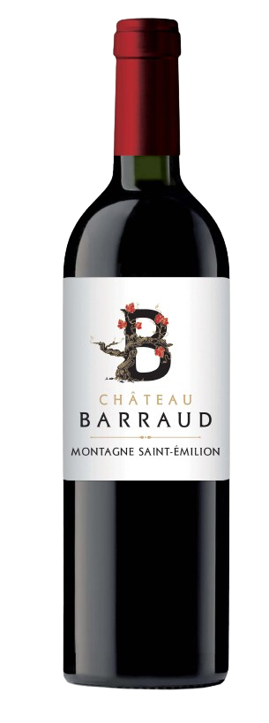 Château Barraud, Vignobles Laydis, AOC Montagne-Saint-Emilion, Red, 2023