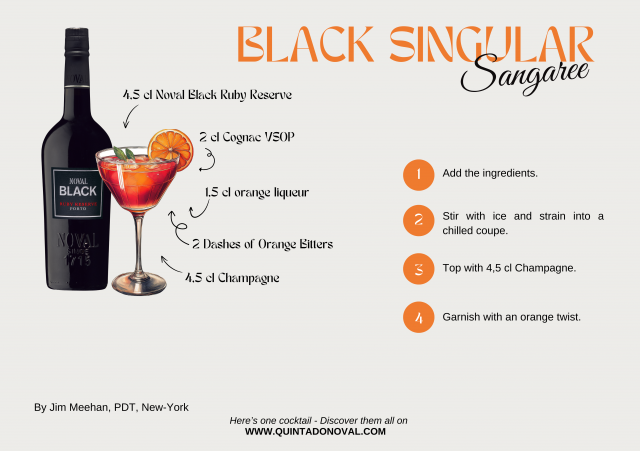 Noval Black Black Singular Sangaree cocktail