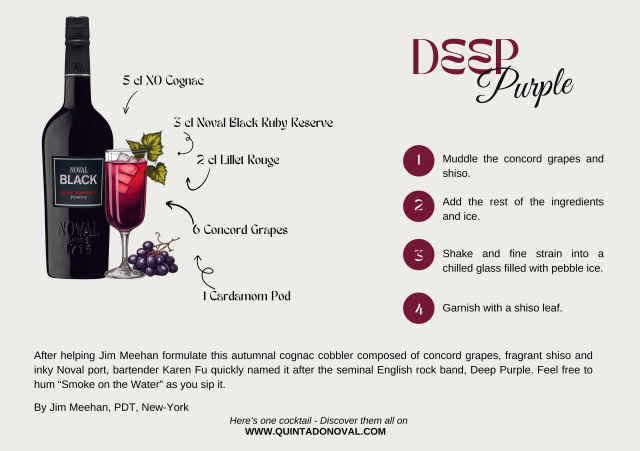 Noval Black DEEP Purple cocktail