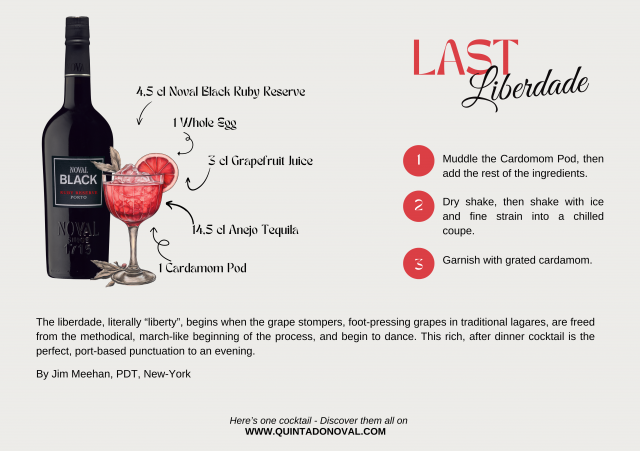 Noval Black Last Liberdade cocktail