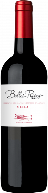 Belles Rives, Merlot, IGP Atlantique, Rouge, 2024
