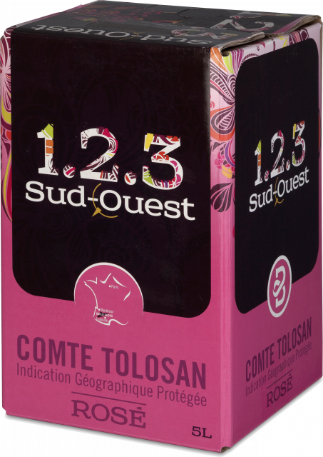 1.2.3 Sud-Ouest, IGP Comté Tolosan, Rosé