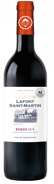 Château Lafont Saint Martin, AOC Bordeaux, Rouge, 2020