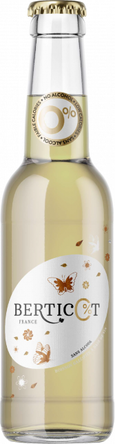 BERTIC0%T, Sans Alcool, 33cl, gazéifié, France, Blanc