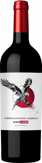 Black & Wine, Cabernet Sauvignon - Marselan, IGP Atlantique, Rouge, 2022