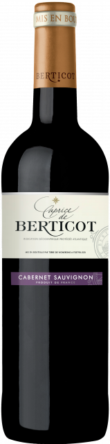 Caprice de Berticot, Cabernet Sauvignon, IGP Atlantique, Rouge, 2024