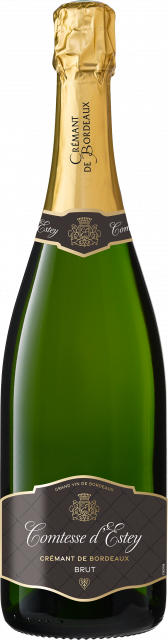 Comtesse d'Estey, Blanc, AOP Crémant de Bordeaux, Effervescent Brut