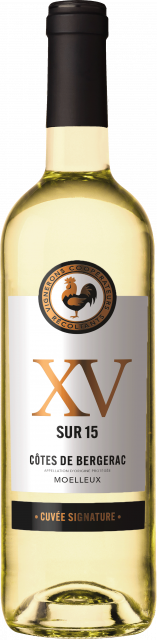 XV sur 15, AOP Côtes de Bergerac, Blanc Moelleux, 2024