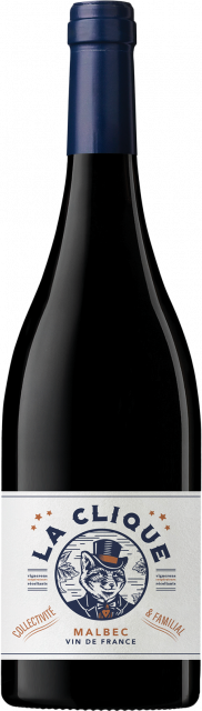 La Clique, Malbec, Vin de France, Rouge, 2022