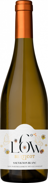 Low Berticot, Vin partiellement désalcoolisé, IGP Atlantique, Blanc