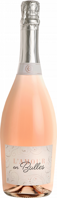 L'Amour En Bulles, Vin de France, Effervescent Sec Rosé