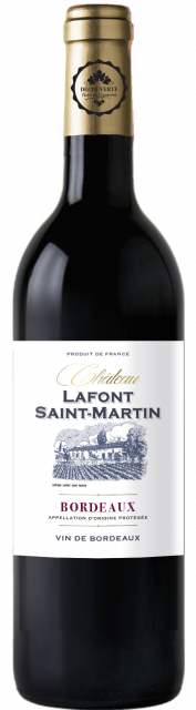 Château Lafont Saint Martin, AOC Bordeaux, Rouge, 2020