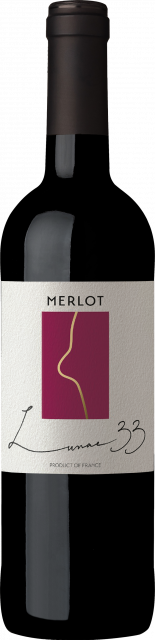 Lunae 33, Merlot, IGP Atlantique, Rouge, 2024