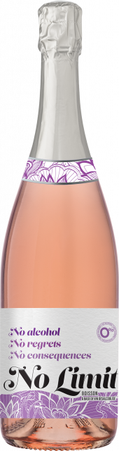 No Limit, Sans Alcool, France, Effervescent rosé