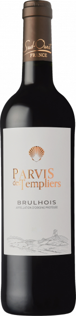 Parvis des Templiers, AOP BRULHOIS, Rouge, 2020