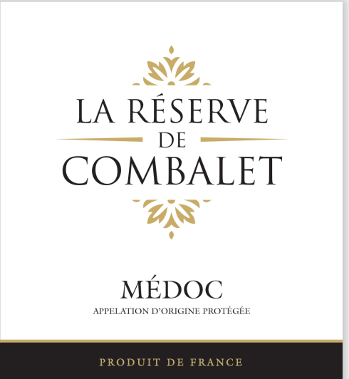 Réserve de Combalet, AOP Médoc, Rouge, 2022