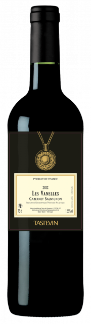Les Vanelles, Cabernet Sauvignon, IGP Atlantique, Rouge, 2022