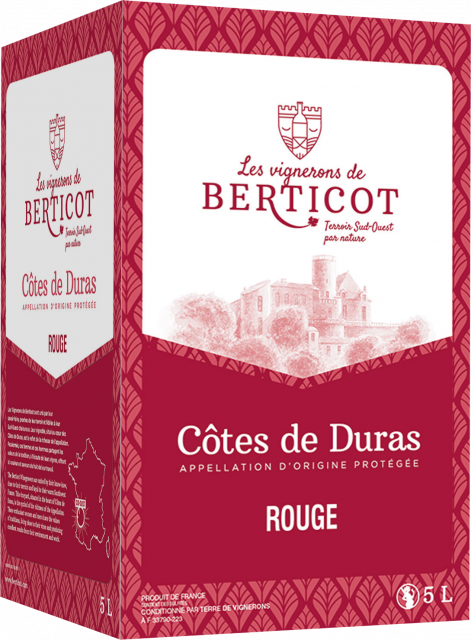 Berticot, Les Vignerons de Berticot, AOP Côtes de Duras, Rouge