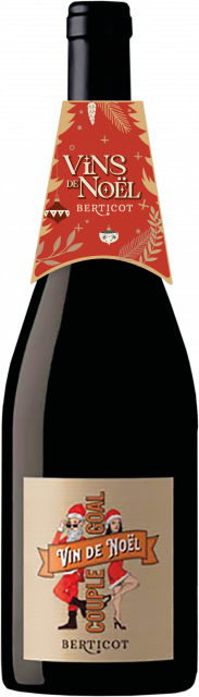 Vin de Noël, Couple Goal, IGP Atlantique, Rouge, 2023