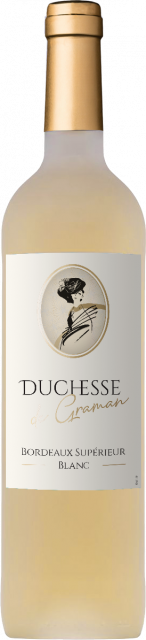  Duchesse de Graman, AOC Bordeaux supérieur, Blanc Moelleux, 2023