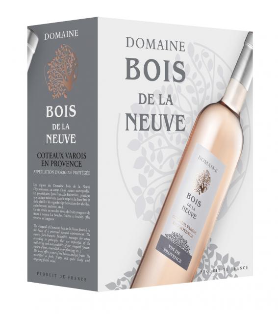 Domaine Bois de la Neuve - AOP Coteaux varois en Provence Rosé - BIB 3 liters