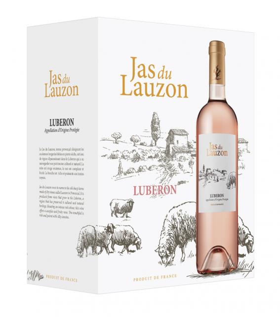Jas du Lauzon - AOP Luberon Rosé - BIB 3 liters