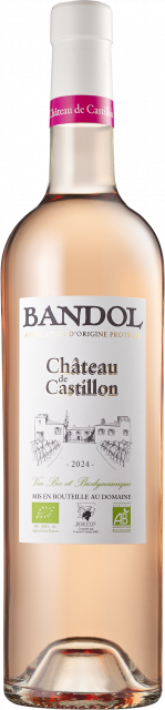 Château de Castillon - AOP Bandol Rosé 2024 Organic