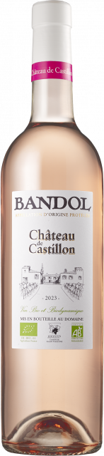 Château de Castillon - AOP Bandol Rosé 2023 Organic