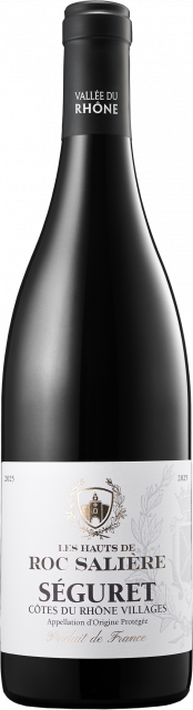 Les Hauts de Roc Salière - AOP Côtes du Rhône Villages Séguret Red 2025