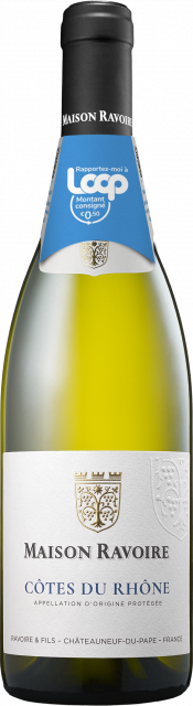 Famille Ravoire, Maison Ravoire, AOC Côtes du Rhône, Blanc, 2025