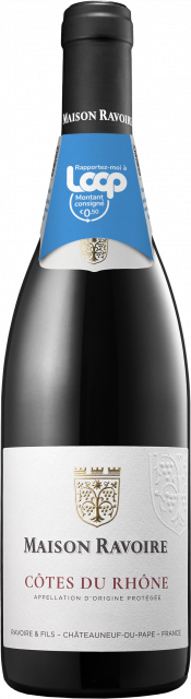 Famille Ravoire, Maison Ravoire, AOC Côtes du Rhône, Rouge, 2025