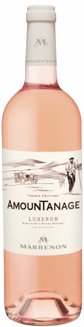 MARRENON, Les Biosphères, Amountanage, AOP Luberon BIO, Rosé 2023