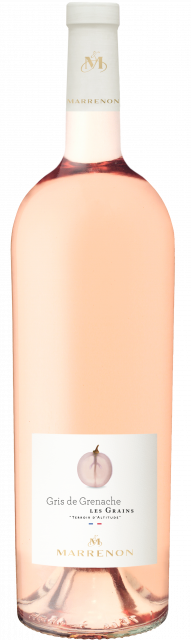 MARRENON, Les Cépages, Les Grains | Gris de Grenache, IGP  Méditerranée, Rosé