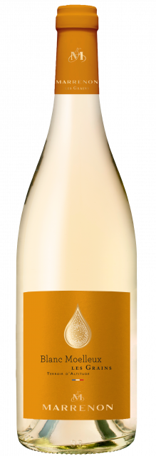 MARRENON, Les Cépages, Les Grains | Blanc Moelleux, IGP  Méditerranée, Blanc Moelleux