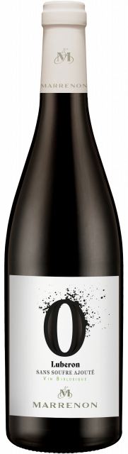 MARRENON, Les Biosphères, O, Cuvée sans soufre ajouté, AOP Luberon BIO, Rouge 2023