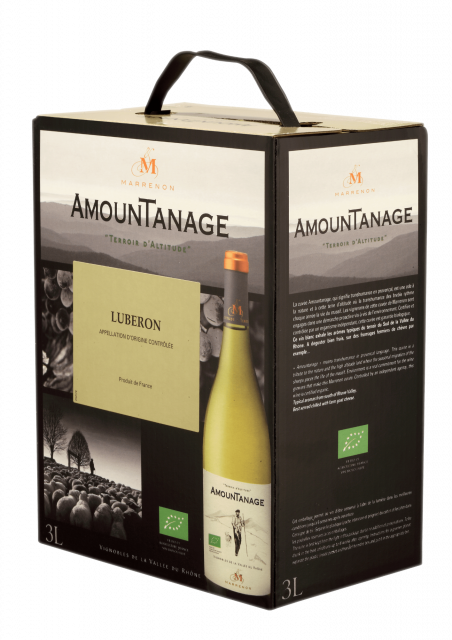 MARRENON, Les Biosphères, Amountanage, AOP Luberon BIO, Blanc, 3L