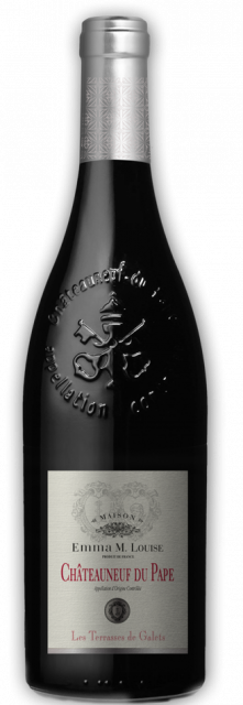 Maison Emma M.Louise , Les Soirées d'Emma, Les Terrasses de Galets, AOC Châteauneuf-du-Pape, Rouge, 2020