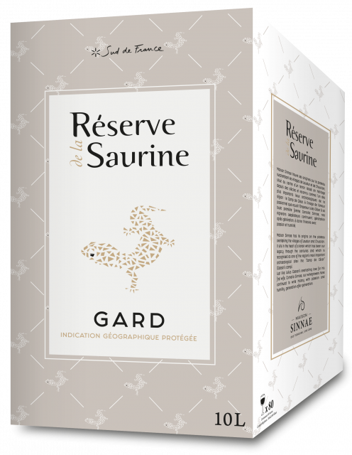 Réserve de la Saurine, IGP Gard, 10L, White