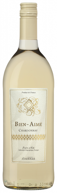 Bien Aimé Chardonnay PAYS D'OC Blanc 1L BVS crème vinco