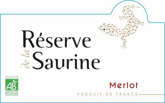 E Réserve de la Saurine Merlot BIO Rouge NM 75cl