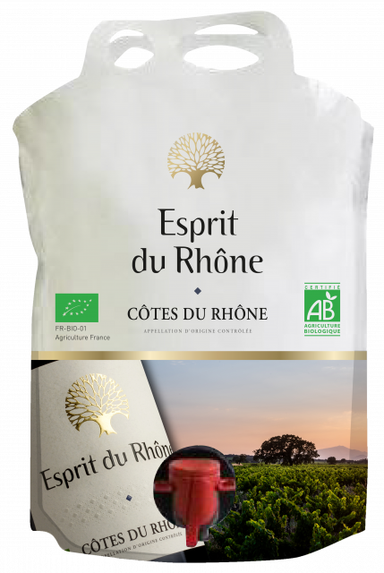 Esprit du Rhône Bio, 1,5L, AOC Côtes du Rhône, Red