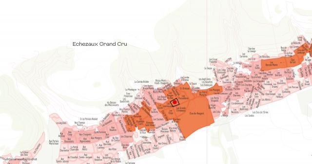 CarteEchezeauxGrandCruDomaineduClosFrantin