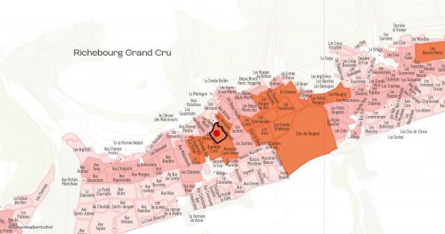 CarteRichebourgGrandCruDomaineduClosFrantin