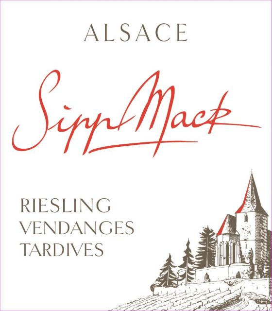 Sipp Mack Alsace Riesling Vendanges Tardives 2009