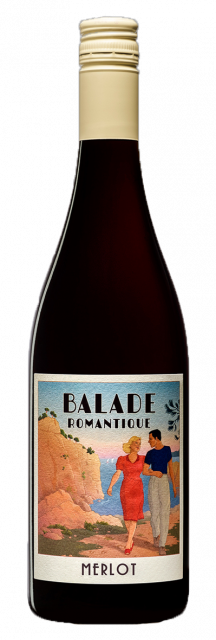 Balade Romantique, Merlot, Vin de France, Rouge, 2025, vis