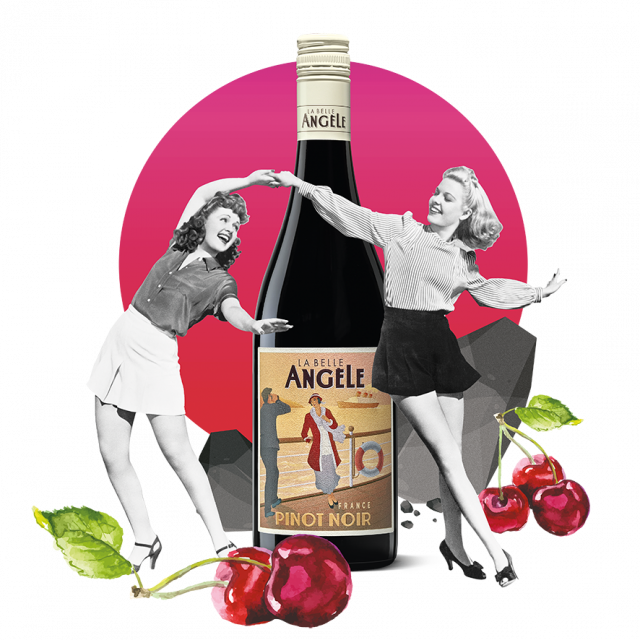 Collage - La Belle Angèle Pinot Noir