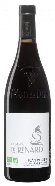 Domaine Le Renard, AOP Côtes du Rhône Villages Plan de Dieu, Red, 2024